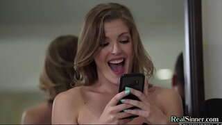 Hoge babe assfucked door de beste man voor de bruiloft