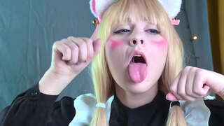 Vanilla Nekopara eke nui tikaokao, ka squirts